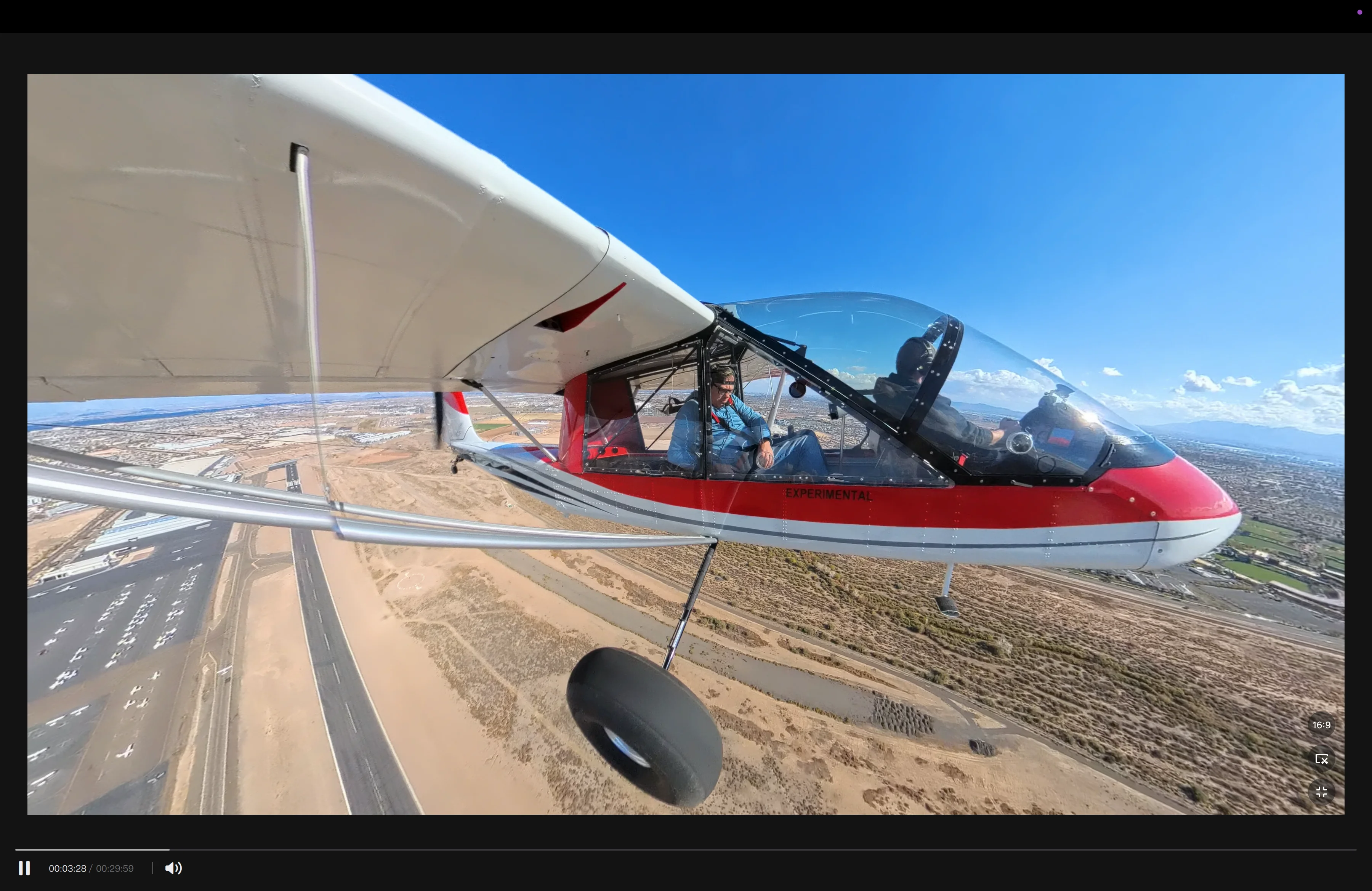 AirCam in flight
