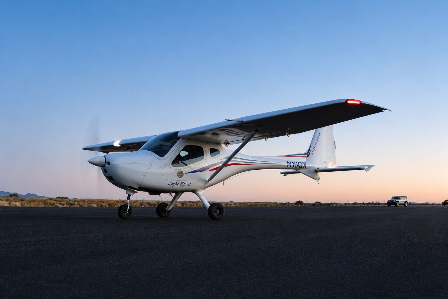 Remos GX at KGEU Glendale Regional Airport