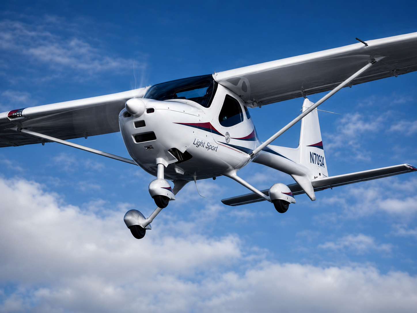 Remos GX light sport aircraft in flight